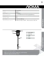 Preview for 3 page of NOMA 052-1602-8 Instruction Manual