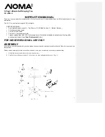 Предварительный просмотр 1 страницы NOMA 151-0304-8 Instruction Manual