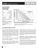 Предварительный просмотр 6 страницы nomad TRANS-FLO NTG50 Series Operation Manual