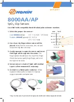 Nonin 8000AA Quick Manual preview