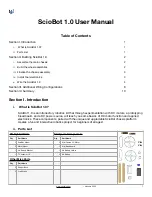 Nonscio ScioBot 1.0 User Manual preview