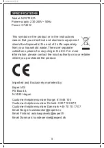 Preview for 5 page of NOOA NOST057A Instruction Manual