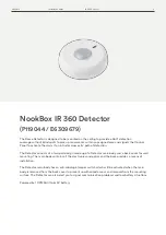 Preview for 2 page of NookBox IR 360 Detector Installation Manual