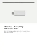 Preview for 2 page of NookBox Z-Wave Dongle Installation Manual