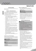 Предварительный просмотр 8 страницы Noon SOLOVAC Instruction Manual