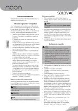 Предварительный просмотр 16 страницы Noon SOLOVAC Instruction Manual