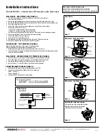 Предварительный просмотр 2 страницы Nora Lighting NSPEC NE-602LEDHORC Series Installation Instructions