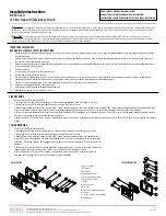 Nora Lighting NX-504-LED Installation Instructions предпросмотр