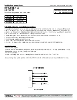 Предварительный просмотр 1 страницы Nora NSPEC NPTCB Series Installation Instructions