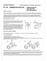 Предварительный просмотр 1 страницы Nora NTl-226 Installation Instructions