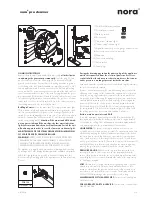 Предварительный просмотр 2 страницы Nora pro steamer Instruction Manual