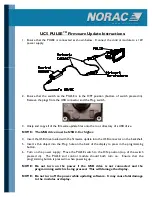 Preview for 1 page of Norac PULSE UC5 Firmware Update Instructions