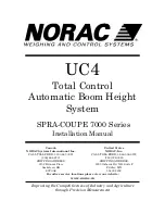 Norac SPRA-COUPE 7000 Series Installation Manual preview