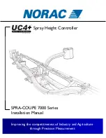 Norac UC4+ SPRA-COUPE 7000 Series Installation Manual предпросмотр