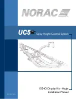 Предварительный просмотр 1 страницы Norac UC5 ECHO Display Kit Installation Manual