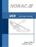 Norac UC5 Rogator 600 Installation Manual предпросмотр