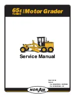 NorAM 65E Turbo Motor Grader Service Manual preview