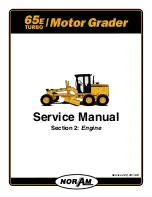 Preview for 33 page of NorAM 65E Turbo Motor Grader Service Manual