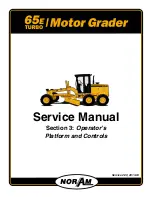 Preview for 75 page of NorAM 65E Turbo Motor Grader Service Manual