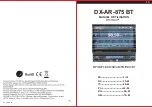 Preview for 1 page of NORAUTO DX-AR-875 BT Instruction Manual