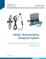 Noraxon Ultium Linear Force SmartLead User Manual предпросмотр