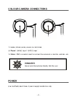 Preview for 7 page of NORBAIN HIGH RESOLUTION 1/3" CCD BLACK & WHITE Installation Instructions Manual