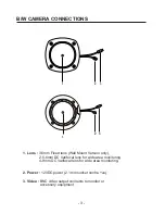 Preview for 8 page of NORBAIN HIGH RESOLUTION 1/3" CCD BLACK & WHITE Installation Instructions Manual