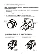 Preview for 13 page of NORBAIN HIGH RESOLUTION 1/3" CCD BLACK & WHITE Installation Instructions Manual