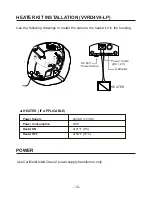 Preview for 17 page of NORBAIN HIGH RESOLUTION 1/3" CCD BLACK & WHITE Installation Instructions Manual