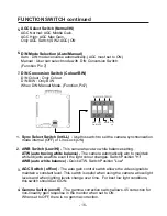 Preview for 21 page of NORBAIN HIGH RESOLUTION 1/3" CCD BLACK & WHITE Installation Instructions Manual