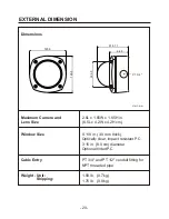 Preview for 25 page of NORBAIN HIGH RESOLUTION 1/3" CCD BLACK & WHITE Installation Instructions Manual