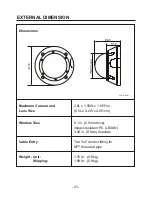 Preview for 26 page of NORBAIN HIGH RESOLUTION 1/3" CCD BLACK & WHITE Installation Instructions Manual