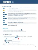 Preview for 3 page of Norbec Intelligence I3 Operating Instructions