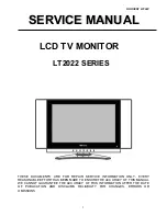 Preview for 1 page of Norcent LT2022 SERIES Service Manual