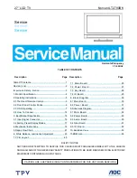 Norcent LT2790BK Service Manual предпросмотр