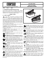 Предварительный просмотр 1 страницы Norco 910017B Instruction Sheet