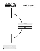 Norcold 1082 Parts List preview