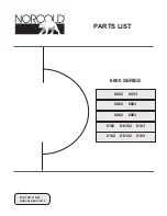 Norcold 6000 Series Parts List предпросмотр