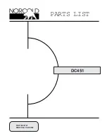 Norcold DC-451 Parts List предпросмотр