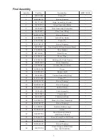 Preview for 3 page of Norcold MRFT360D Parts List