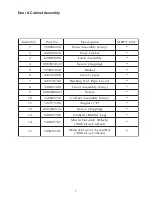 Preview for 3 page of Norcold MRFT615C Parts List