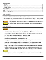 Preview for 2 page of Norcold N15DCX-15 Installation Manual