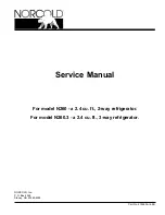 Norcold N260 Service Manual preview