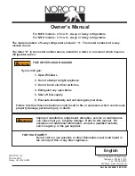 Preview for 1 page of Norcold N41 Series Owner'S Manual