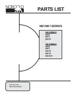 Norcold N610 - Parts List preview