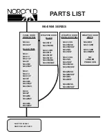 Preview for 1 page of Norcold N64 - Parts List