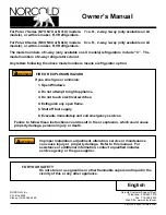 Preview for 1 page of Norcold N7LXIM Owner'S Manual