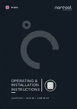 Norcool CAVE 18 DZ Operating & Installation Instructions Manual preview