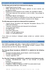 Preview for 2 page of Norcross D10DX.01T Installation And Operation Manual