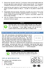 Preview for 6 page of Norcross D10DX.01T Installation And Operation Manual